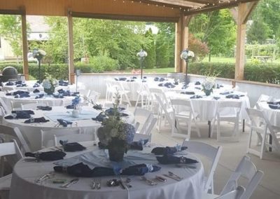 : Indulge in the breathtaking beauty of our banquet tablescapes, thoughtfully curated to harmonize with the surrounding vineyard views, inviting guests to savor the flavors of the region while immersed in a captivating atmosphere.